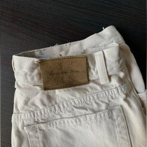 White Calvin Klein vintage jeans
